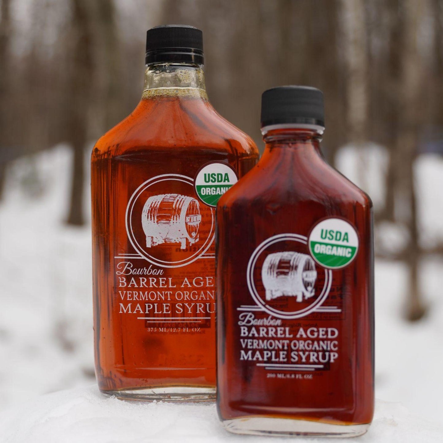 Barrel Aged Vermont Organic Maple Syrup