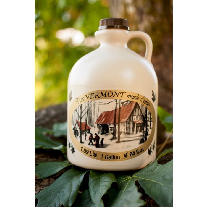 Organic Vermont Maple Syrup Grade A Dark Robust - 1/2 Gallon 64 Oz Barred Woods Maple Organic Vermont Maple Syrup Grade A Dark Robust - 1/2 Gallon 64 Oz Barred Woods Maple